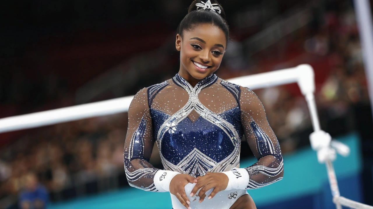 Impresionantes leotardos de Simone Biles en los Juegos Olímpicos de París: Adornados con 10,000 cristales de Swarovski